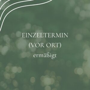 Einzeltermin (VOR ORT) ERMÄSSIGT